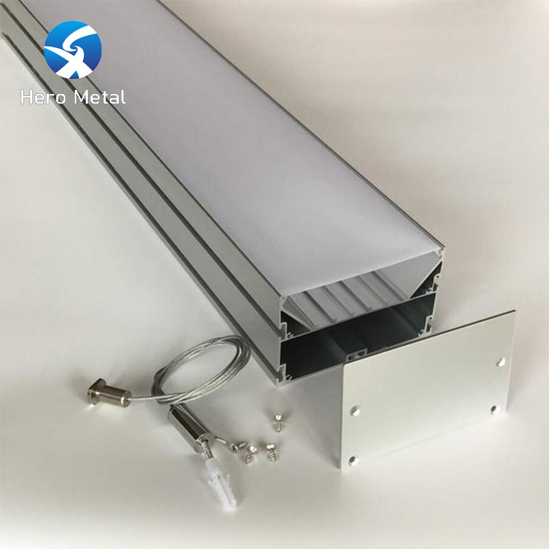 Aluminum strip light LED profiles